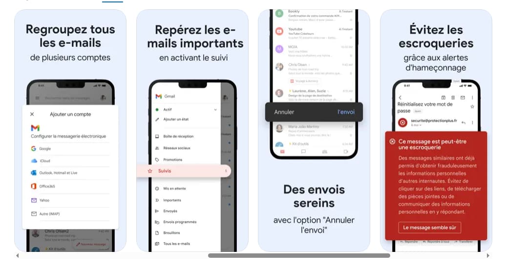 Les avantages de Gmail