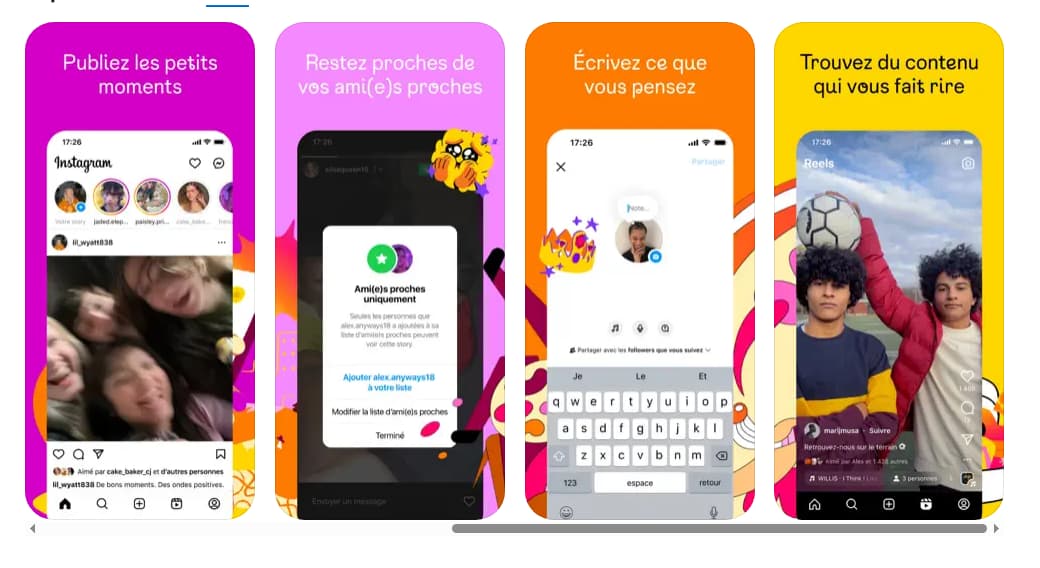 Les avantages d’Instagram