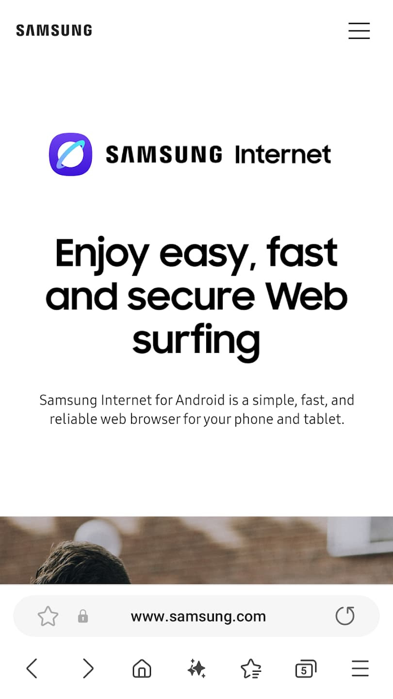 Les principales fonctionnalités de Samsung Internet Browser