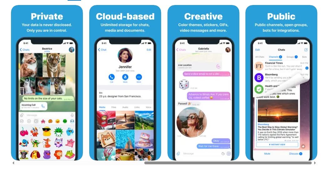 Les avantages de Telegram par rapport à d’autres applications
