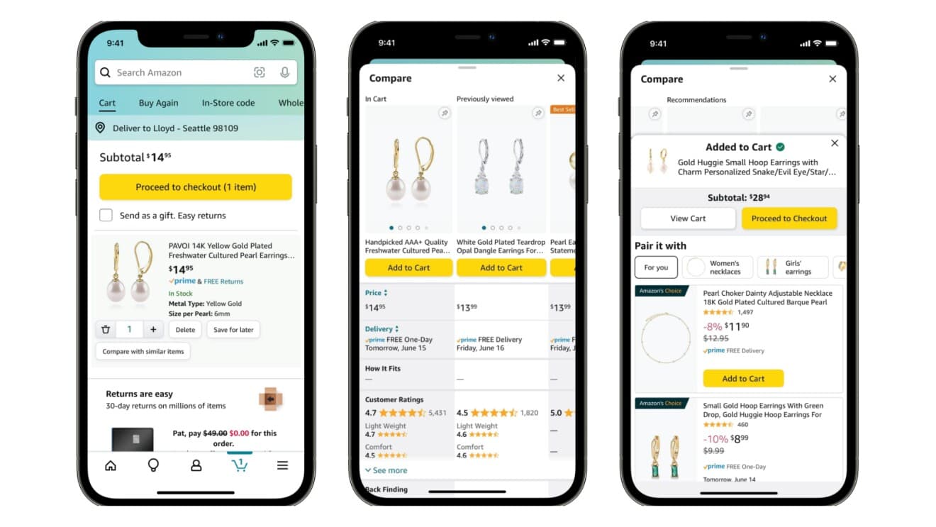 Une sélection impressionnante de produits