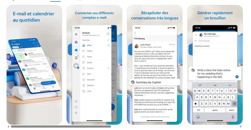 Les fonctionnalités clés de Microsoft Outlook