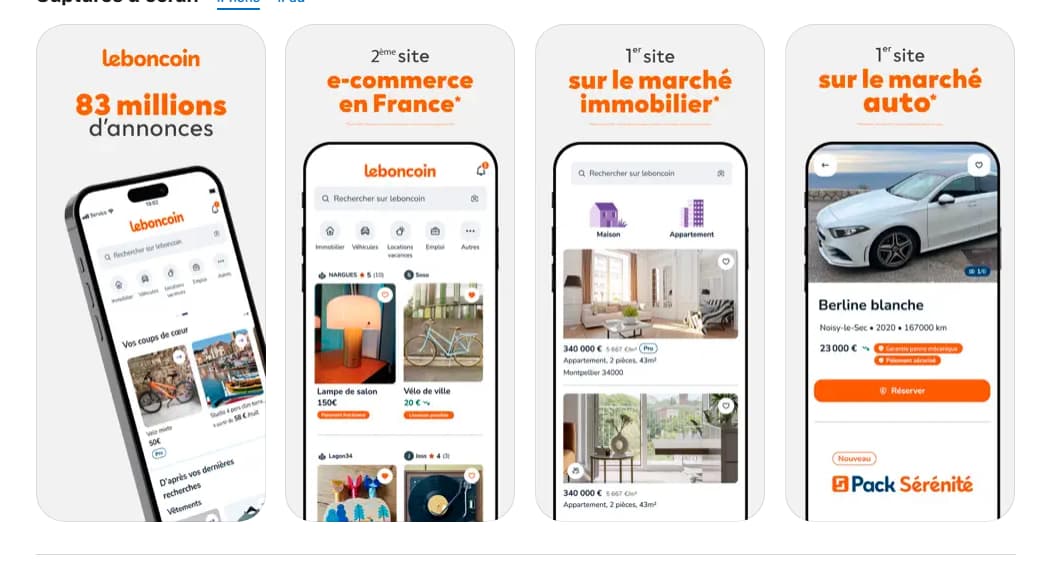 Présentation de l’application leboncoin
